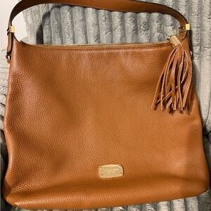 Michael Kors Tan Leather Hobo Bag
